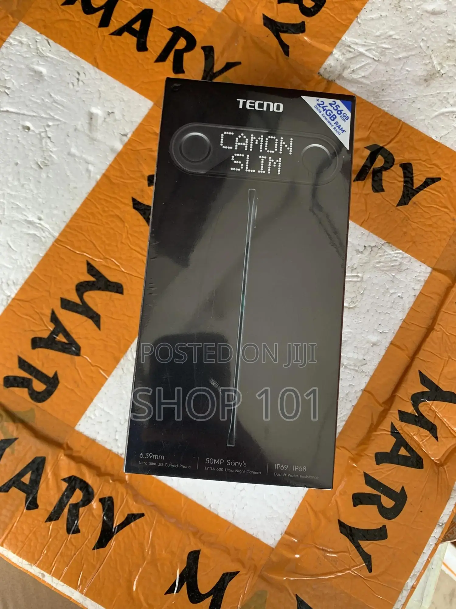 New Tecno Camon Slim 256 GB Black