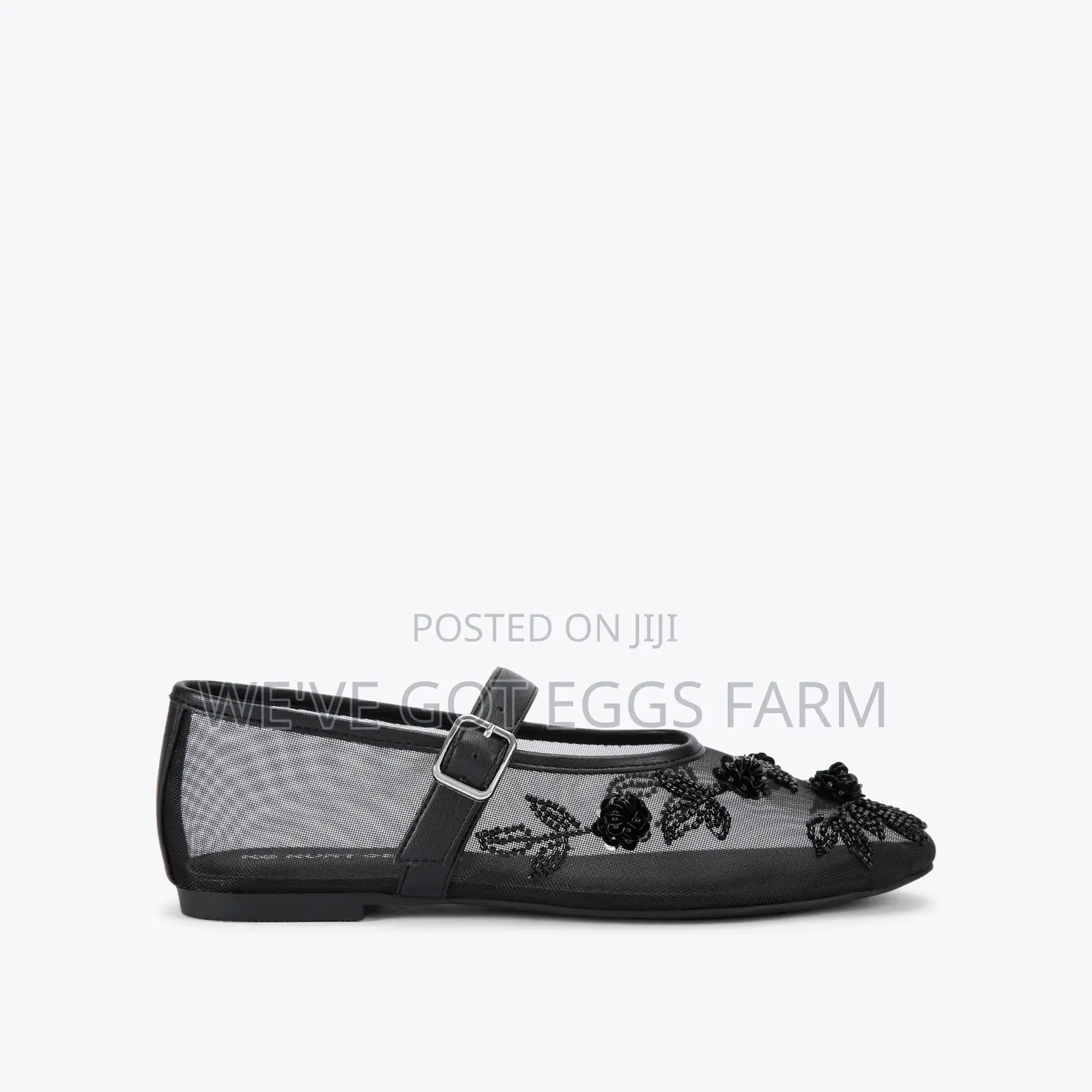 Original KG Kurt Geiger Nancy Black Mary Jane Flats