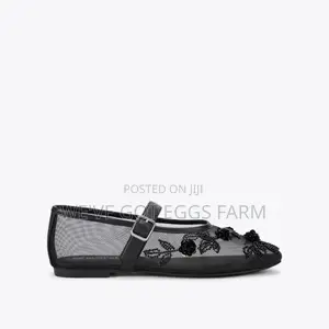Original KG Kurt Geiger Nancy Black Mary Jane Flats