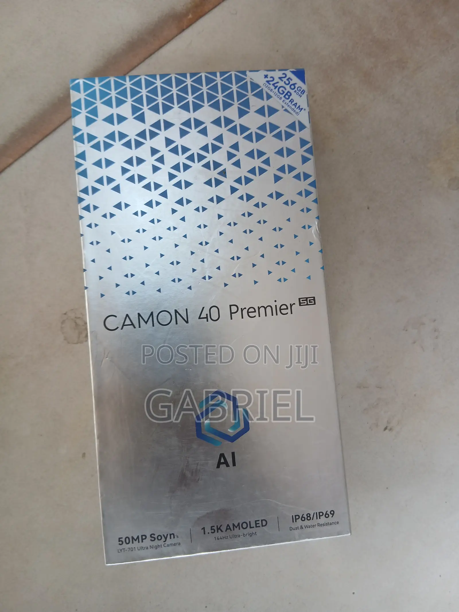 New Tecno Camon 40 Premier 5G 256 GB Blue