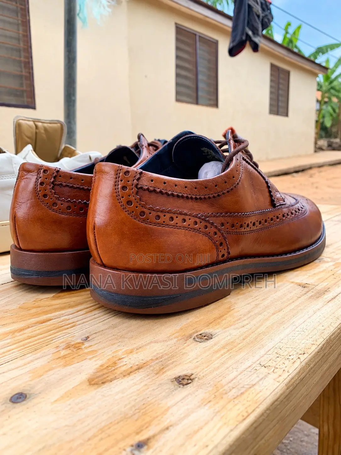 100% Premium Leather Italian Shoe Size 43