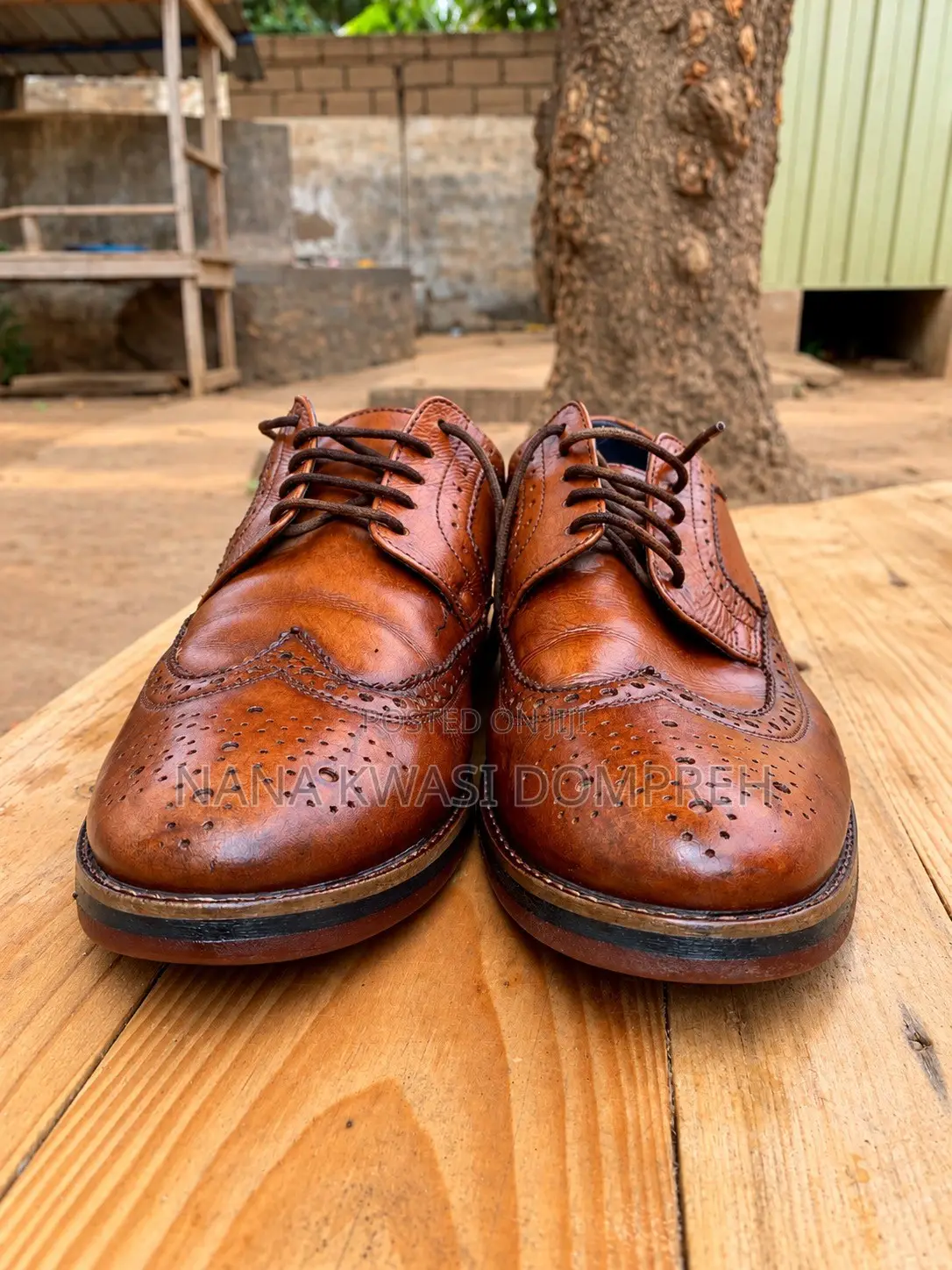 100% Premium Leather Italian Shoe Size 43