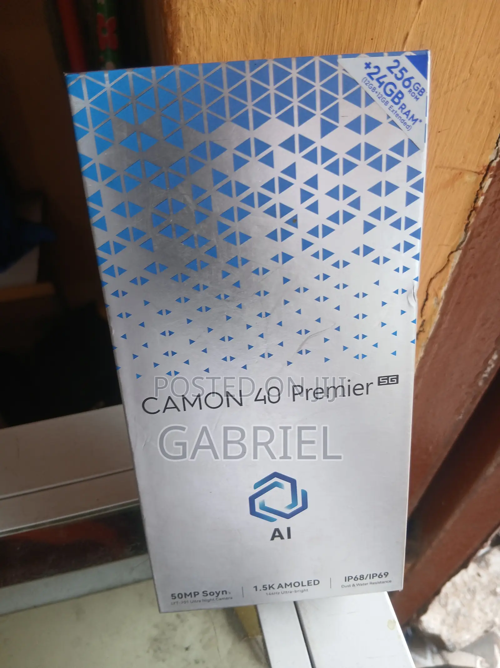 New Tecno Camon 40 Premier 5G 256 GB Blue