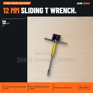 Sliding T Wrench 12mm Spanner - Gra-Stw12
