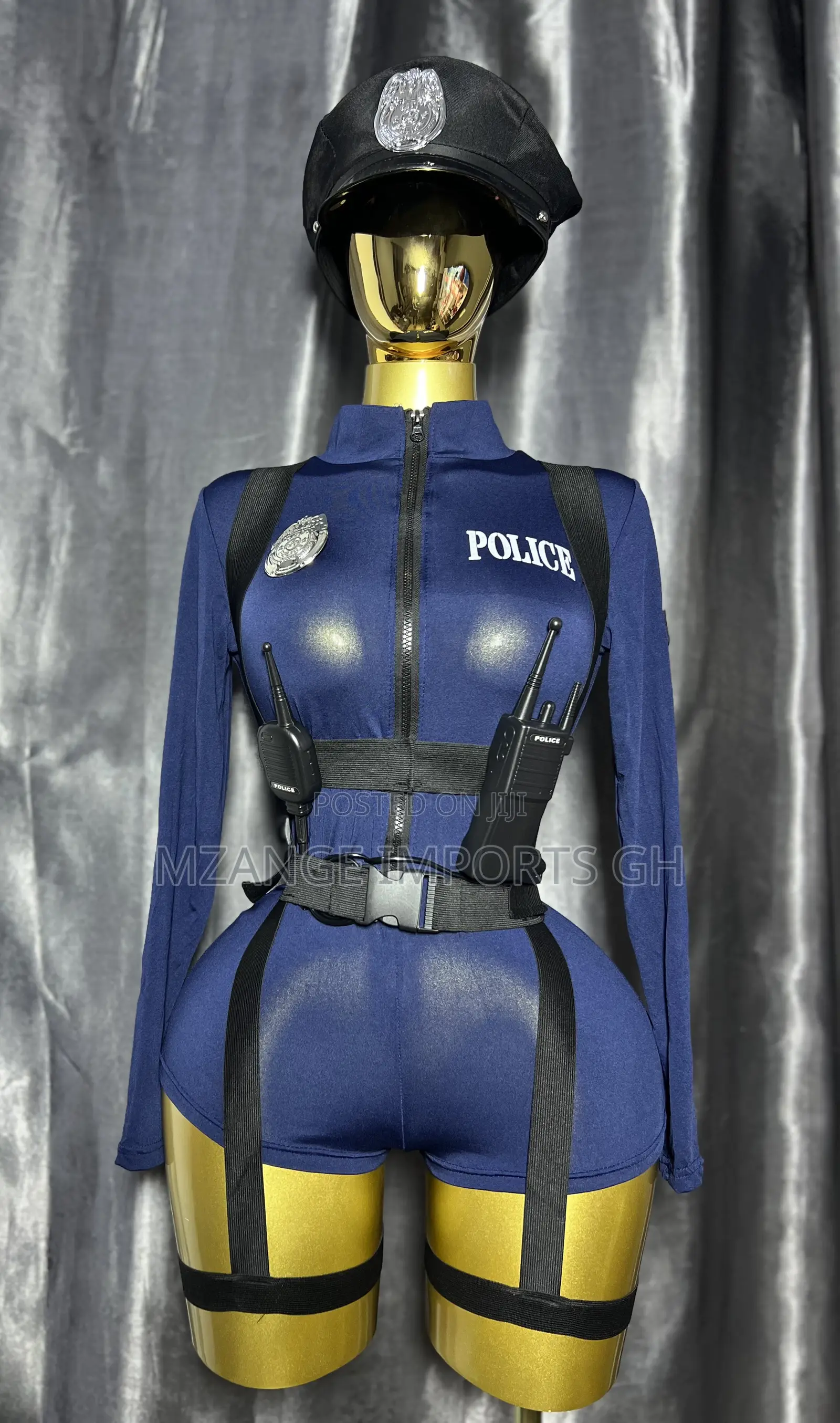 Police Role Play Costume Lingerie Set