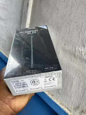 New Tecno Camon Slim 256 GB Black