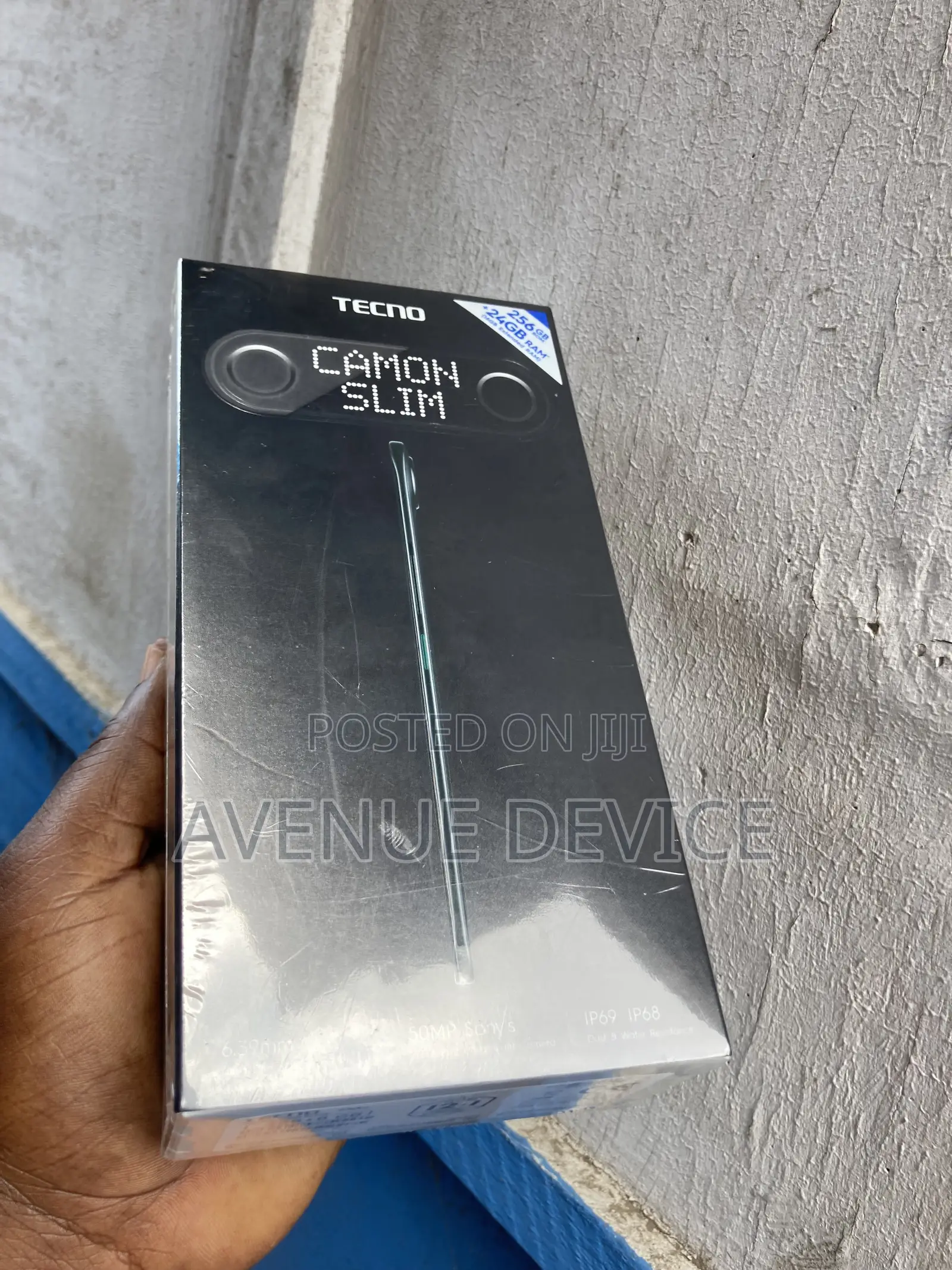 New Tecno Camon Slim 256 GB Black