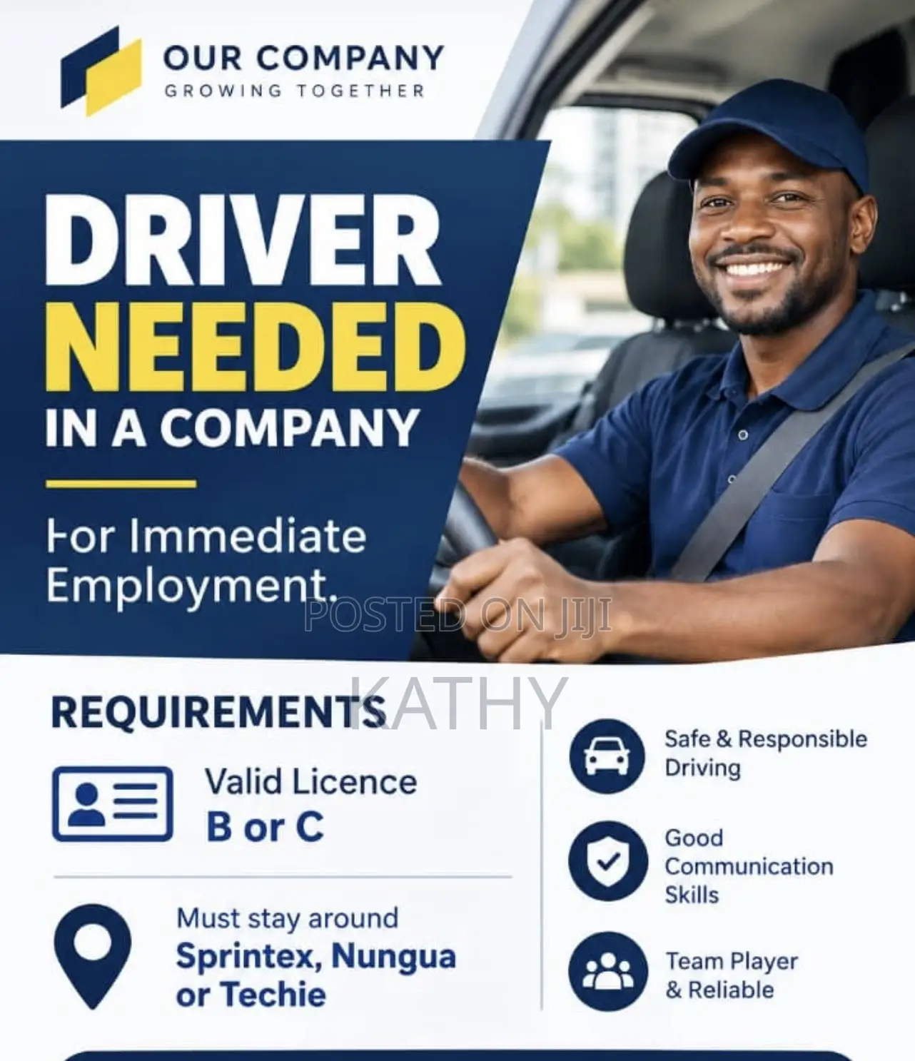 Drivers Workers Needed