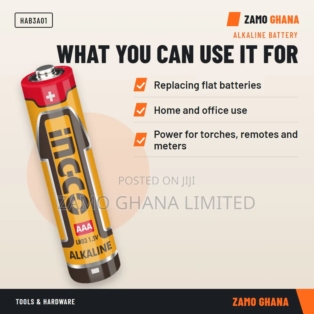Alkaline Battery Per 2pcs - Hab3a01