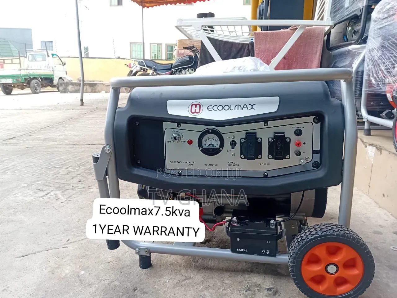 ECOOLMAX 7.5KVA Generator – Powerful Performance 7.5kva