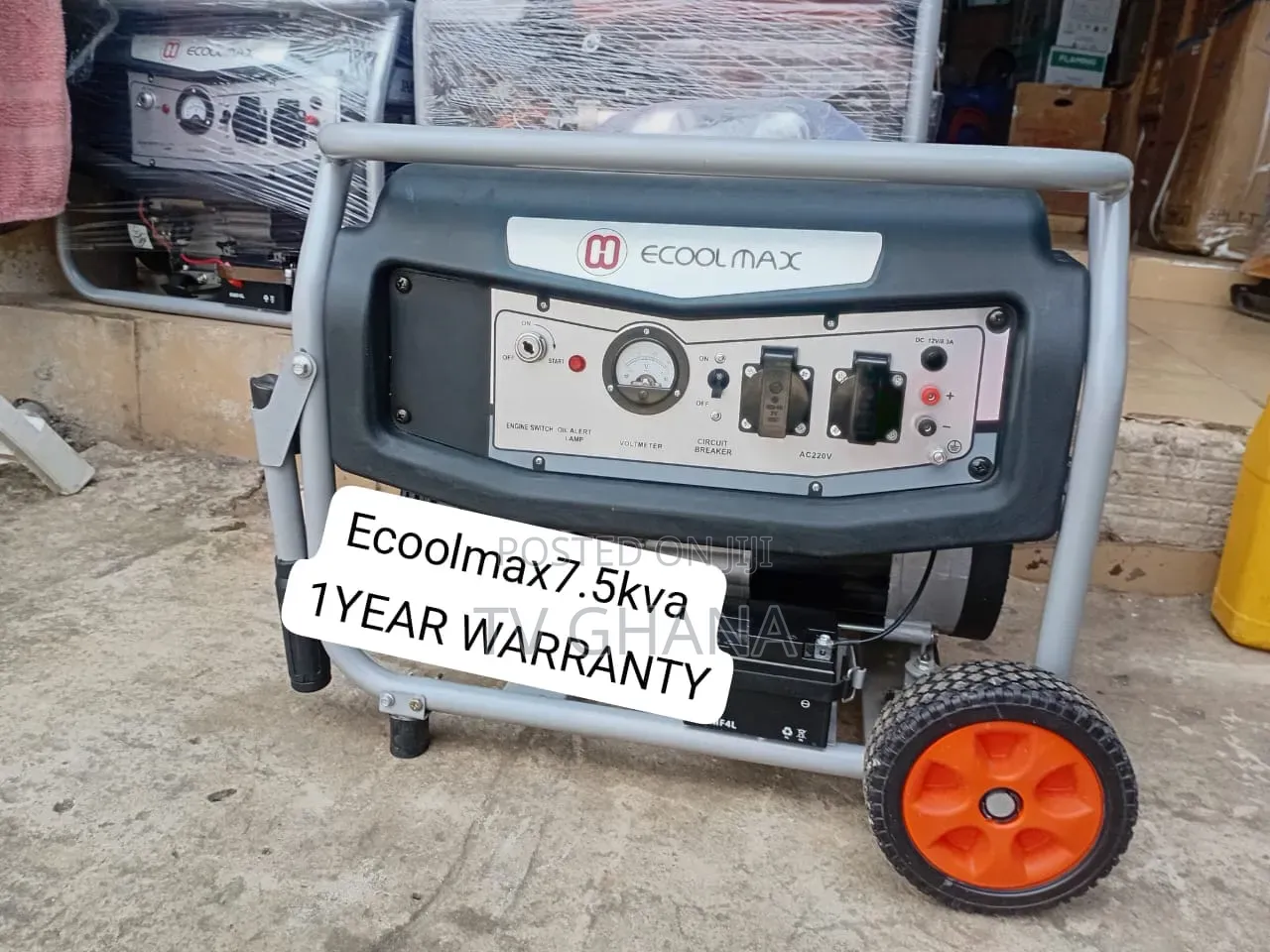 ECOOLMAX 7.5KVA Generator – Dependable Power When You Need7.5kva