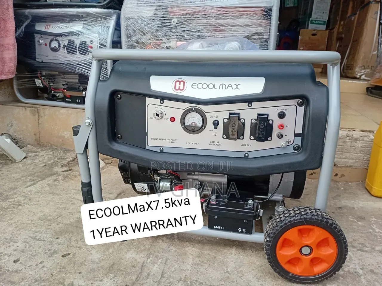 ECOOLMAX 7.5KVA Generator – Dependable Power When You Need7.5kva