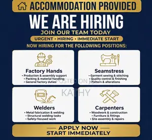 Facotry Workers Needed Urgently