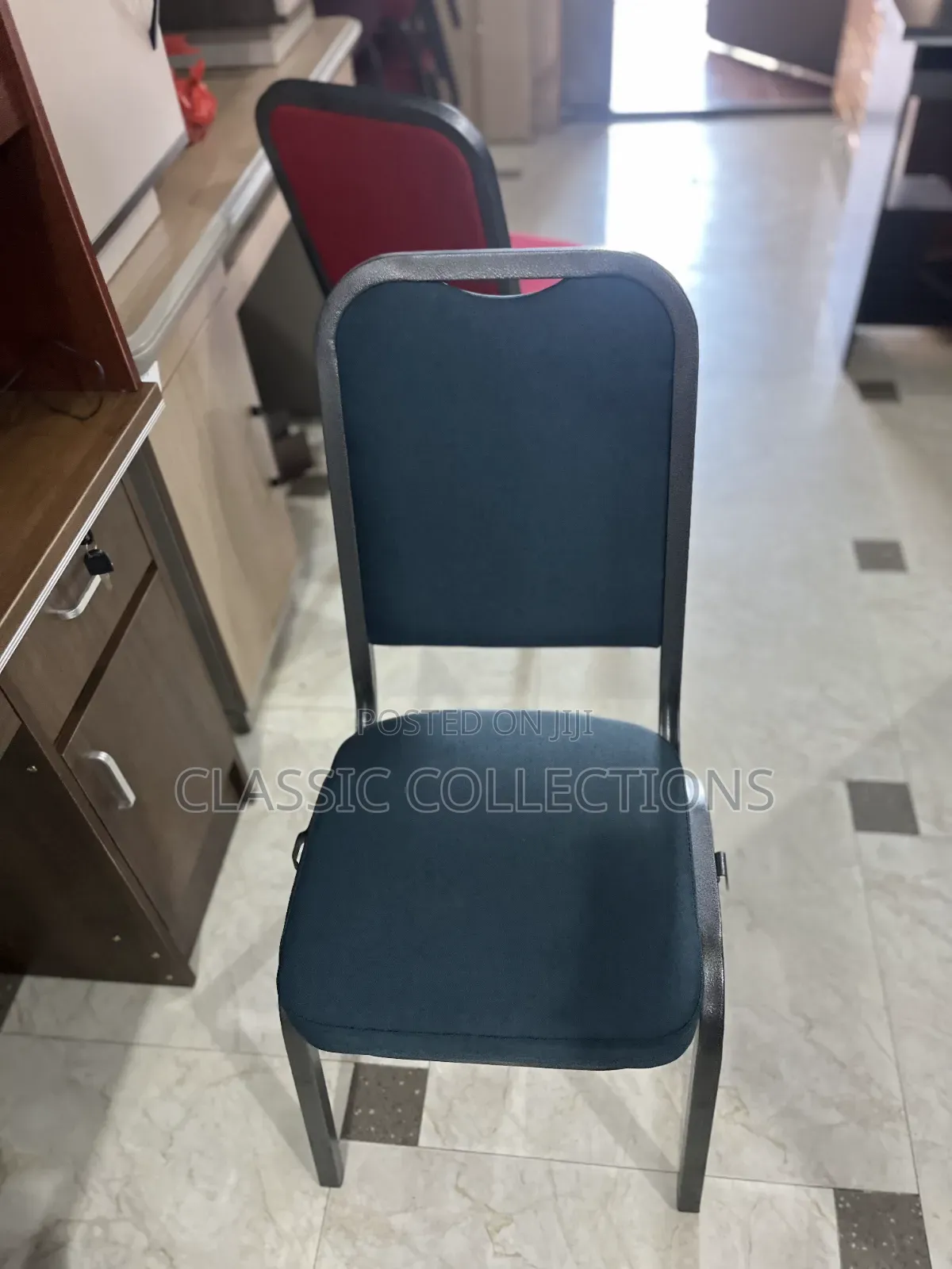 Banquet Chair With Silver Metal Frame - Event Chair for Weddings,etc
