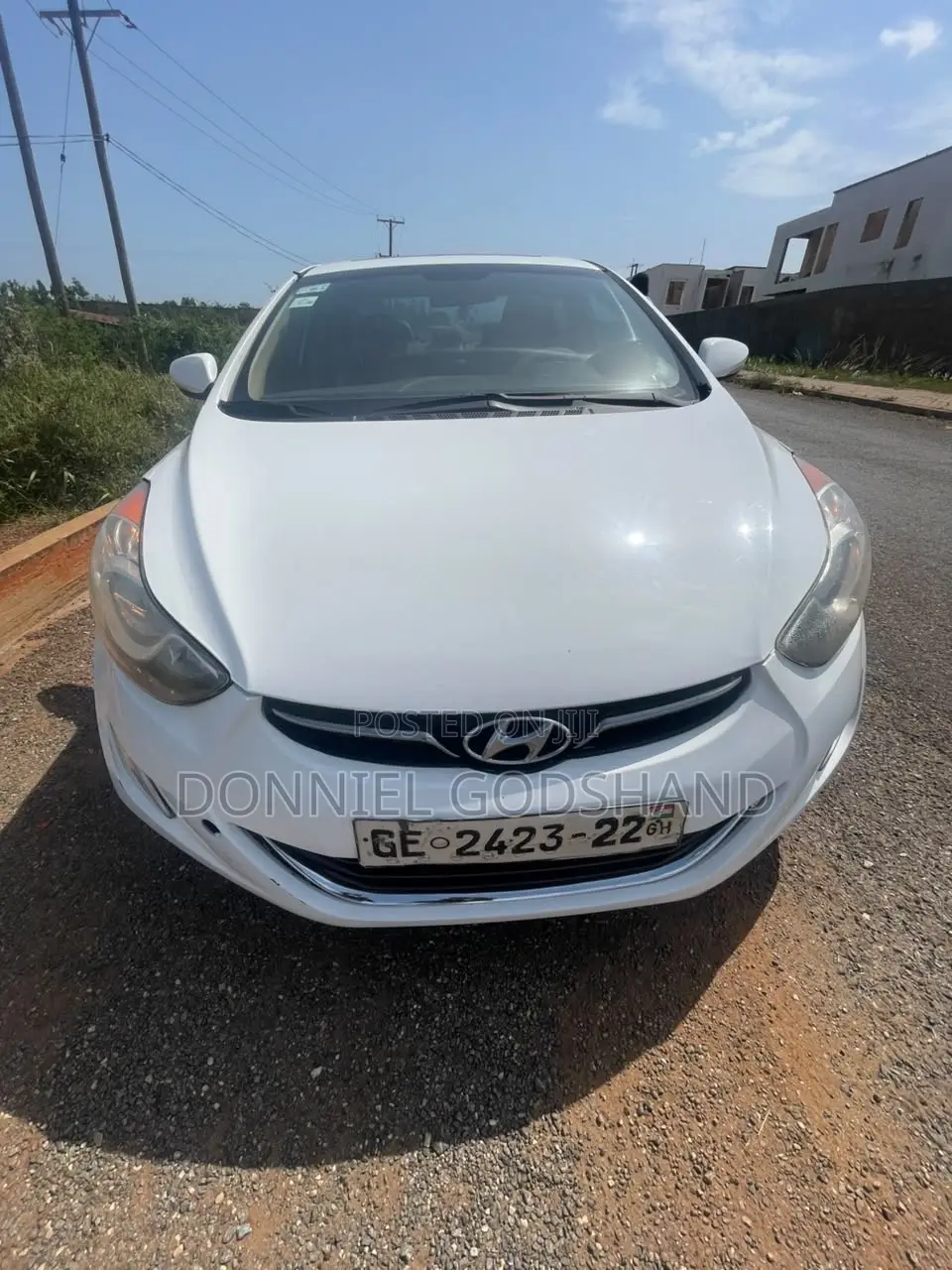 Hyundai Elantra 2012 White