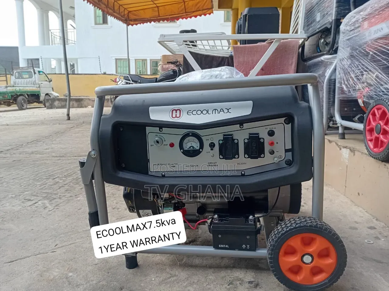 ECOOLMAX 7.5KVA Generator – Power Your Home and Business7.5kva