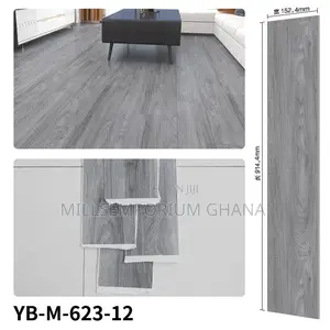 Rectangular LVT Vinyl Tiles - 6 Inches X 3 Feet 36pcs - 2mm Original
