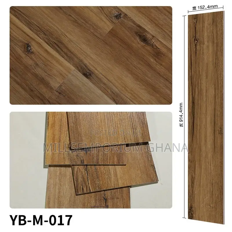 Rectangular LVT Vinyl Tiles - 6 Inches X 3 Feet 36pcs - 2mm Original