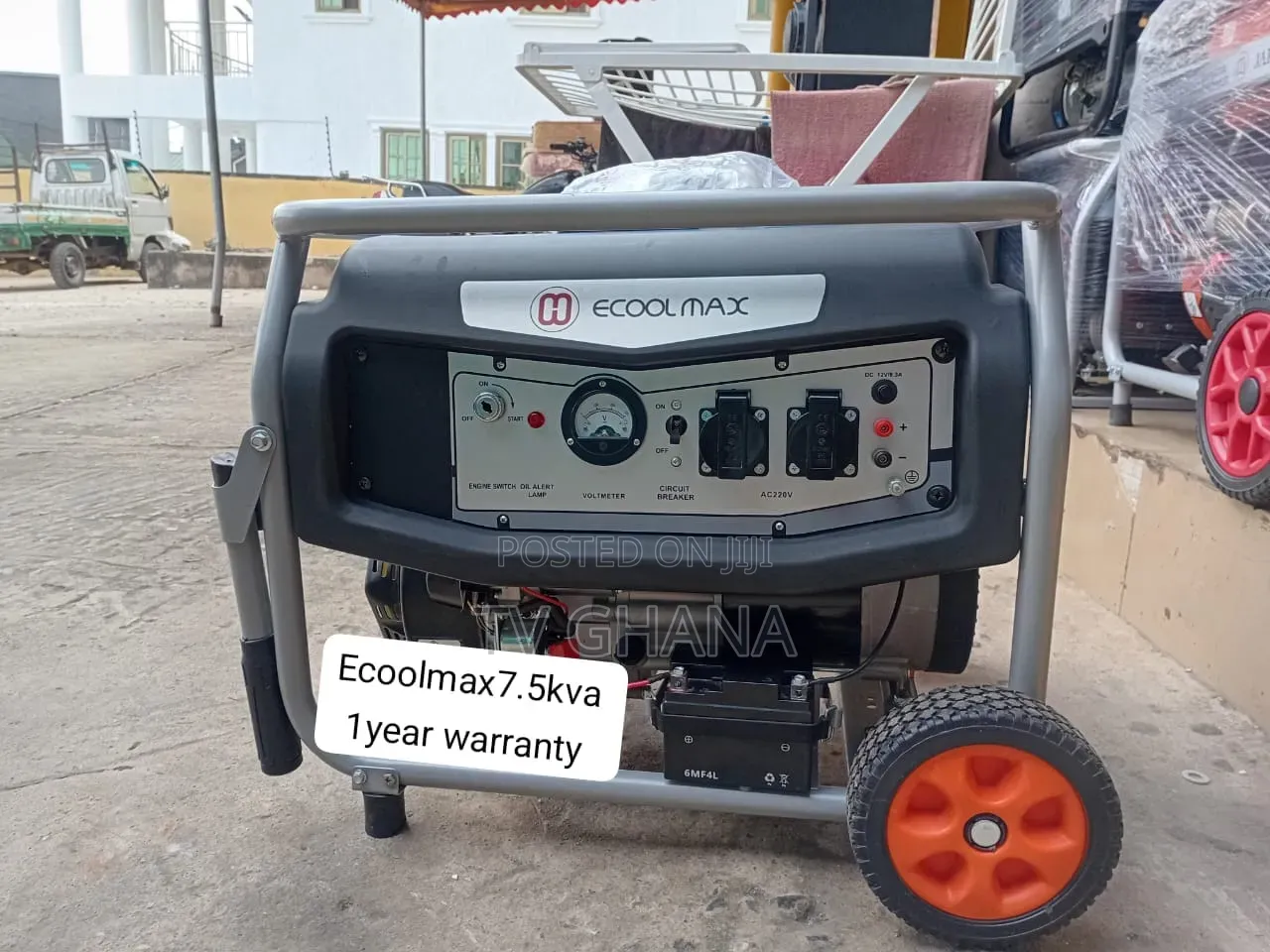 ECOOLMAX 7.5KVA Genset – Big Power, Great Value7.5kva