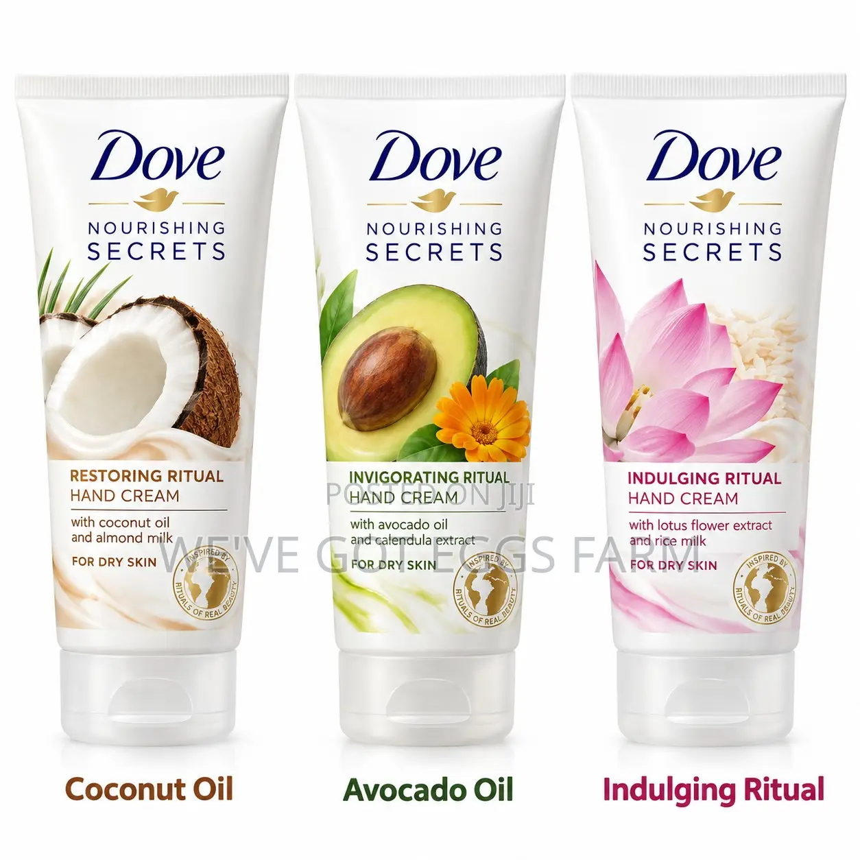 Original Dove Nourishing Secrets Hand Cream 75ml – 3 Varieties