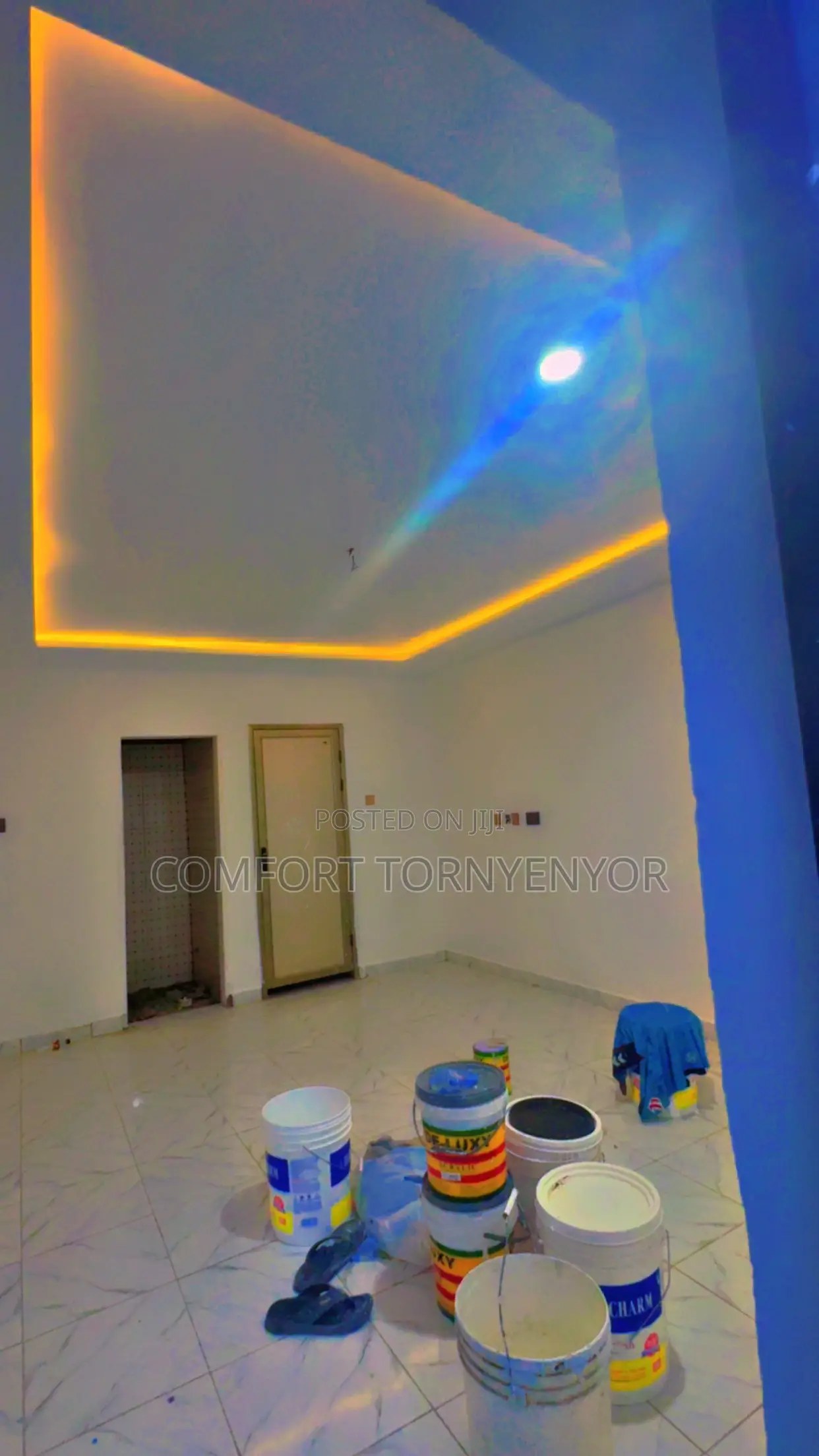 Furnished 1bdrm Apartment in Nurse Quaters, Awutu Senya East Municipal