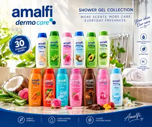 Amalfi Shower Gel 750ml - Assorted Fragrances