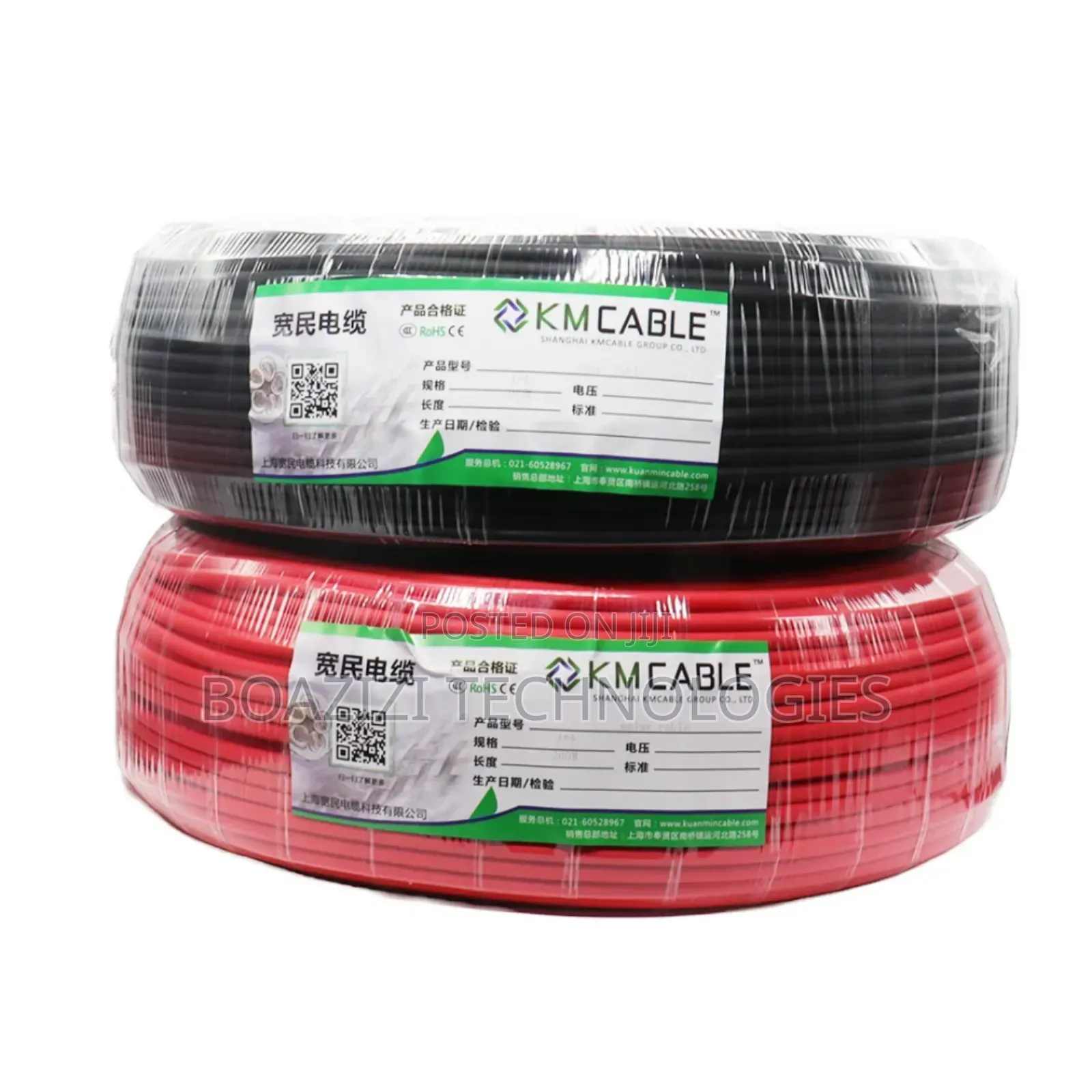 4mm Double Core Pv Cable 100m