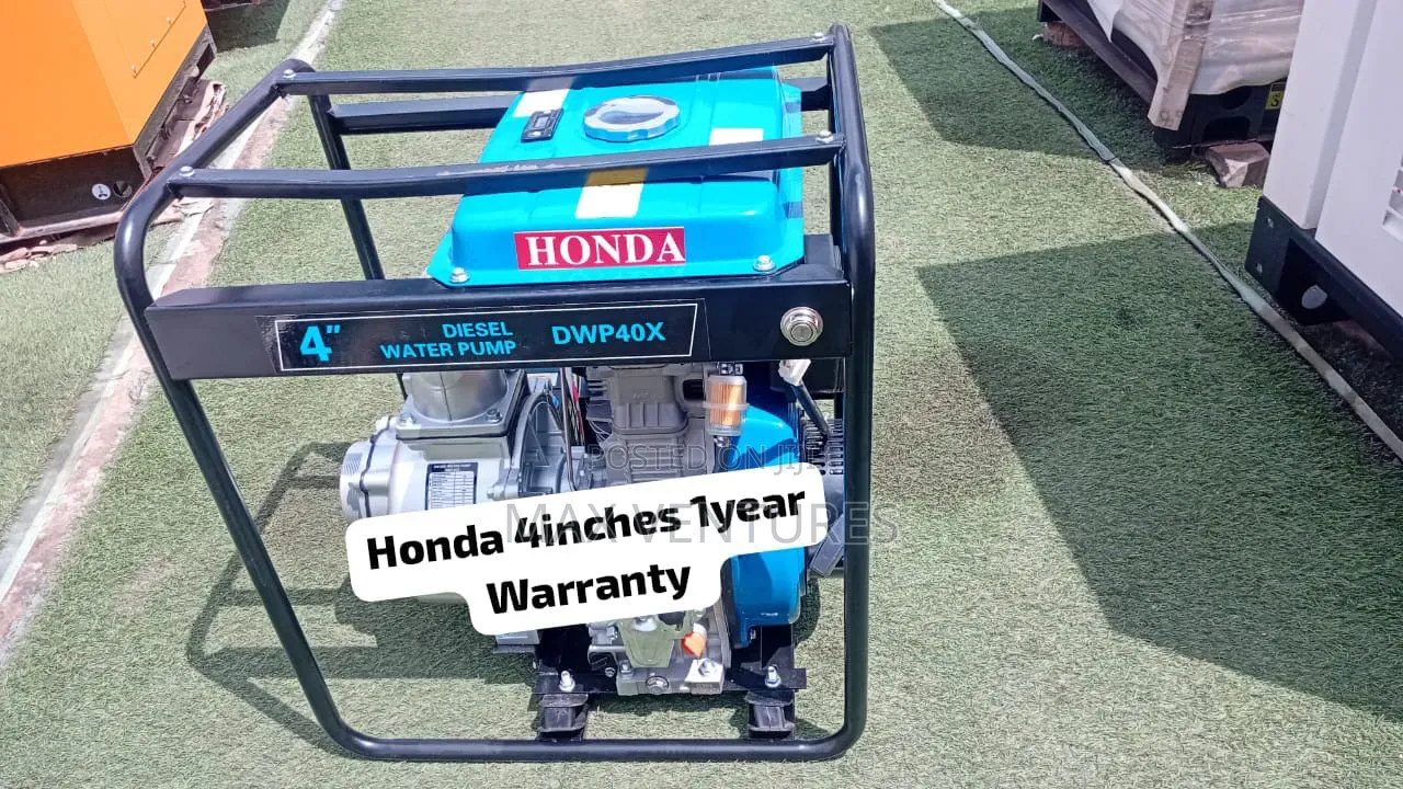 Honda 4" Water Pump for Heavy-Duty Water Supply