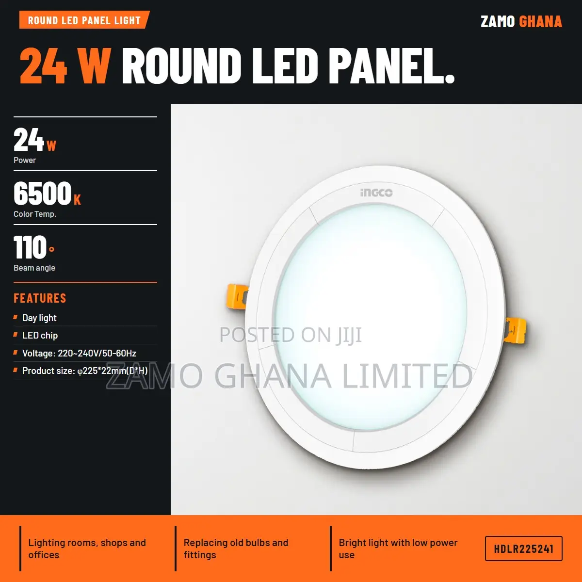 Round Led Panel Light # Hdlr225241