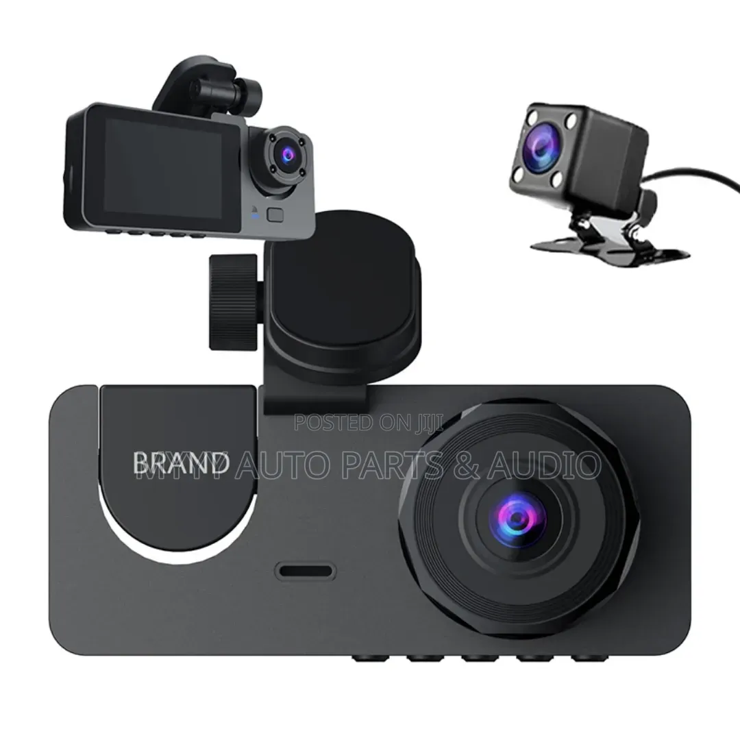 Front, Inside and Rear Dash Camera in HD