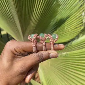 Green Aventurine, Amethyst and Tiger Eye Rings