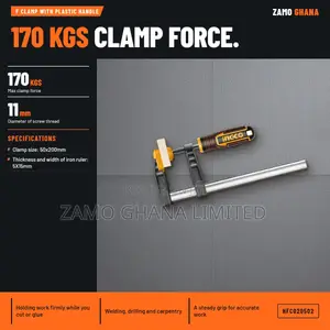 F Clamp With Plastic - Hfc020502