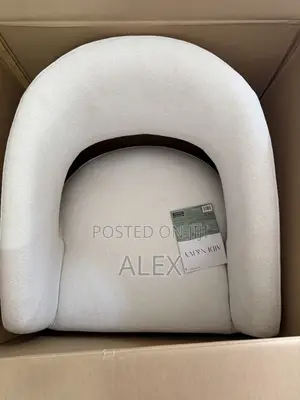 Aiden & Ivy Alivia Fabric Dining Chair With Casters