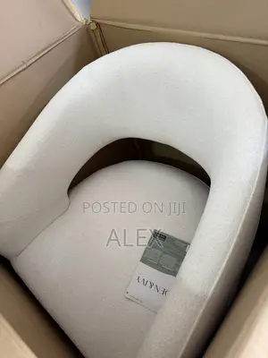Aiden & Ivy Alivia Fabric Dining Chair With Casters