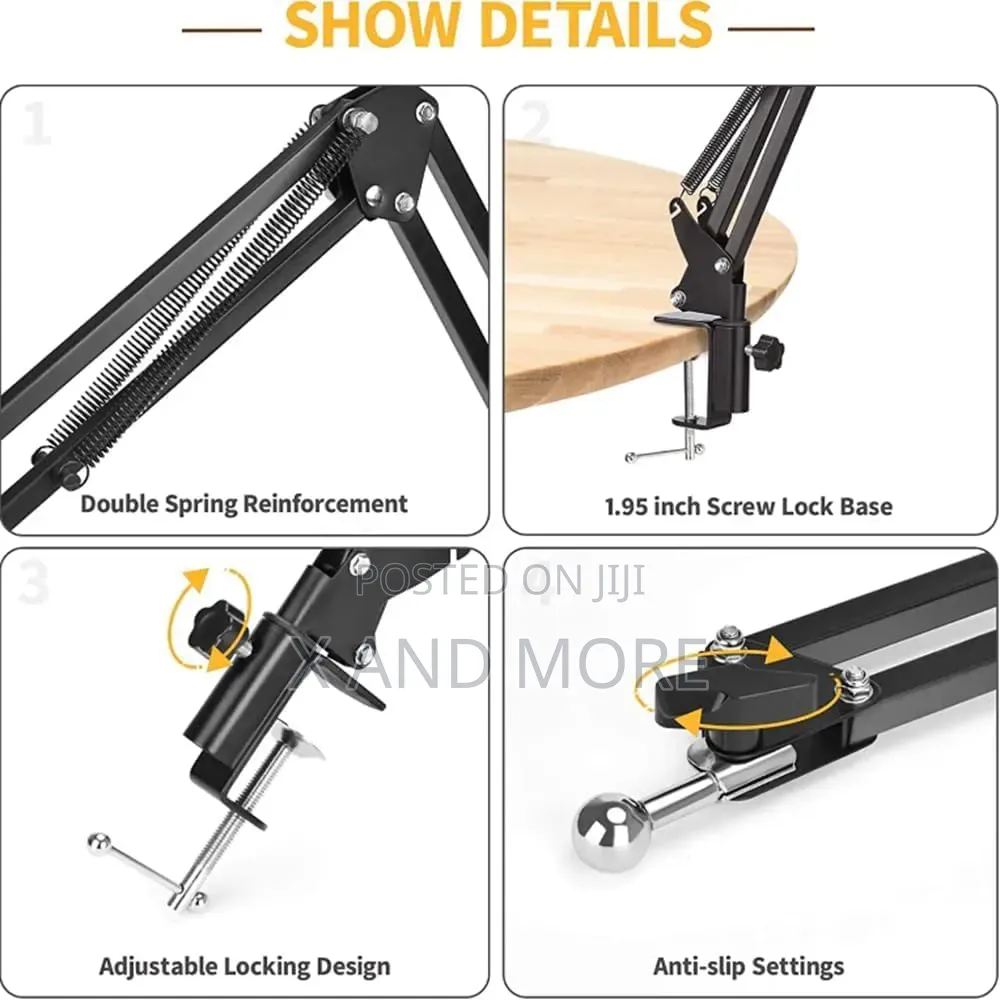 Scissor-Arm Boom Desk Stand Stand (NB35 - Mid Size)
