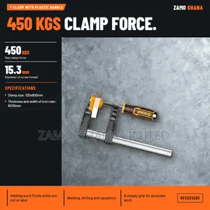 F Clamp With Plastic - Hfc021205