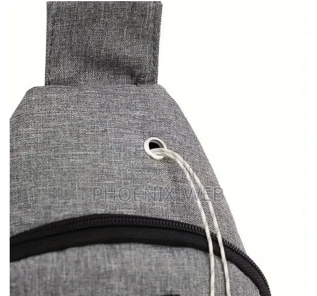 Unisex Fashtion Canvas Shoulder Chest Bag