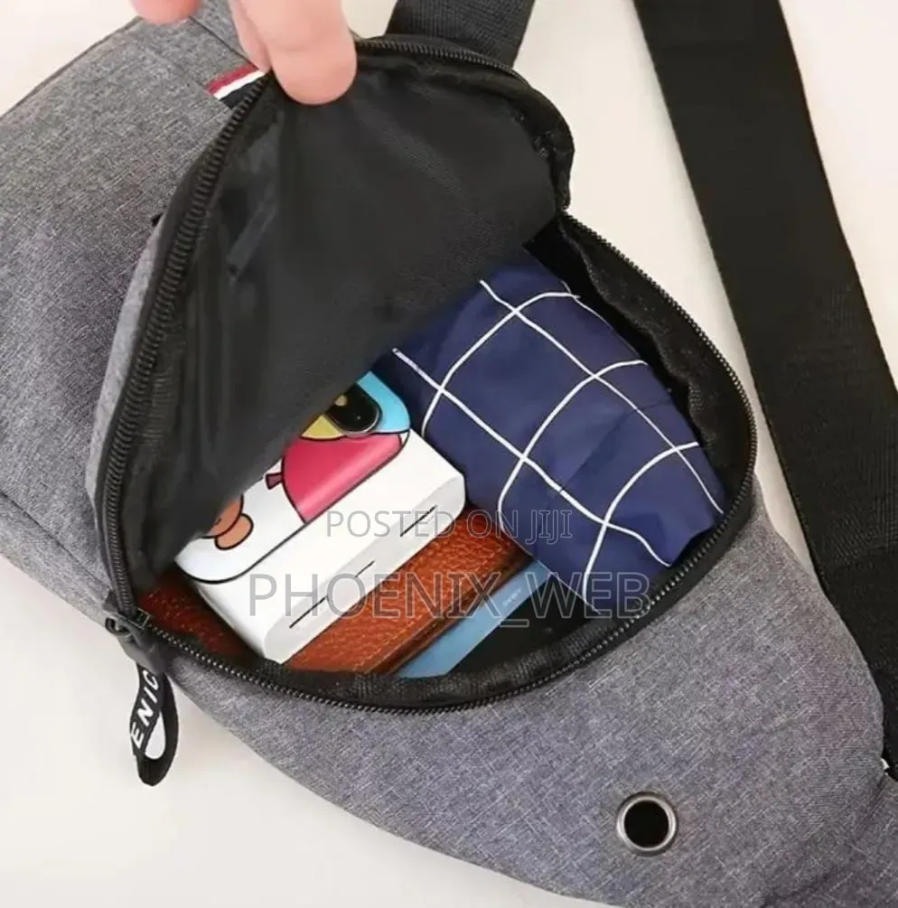 Unisex Fashtion Canvas Shoulder Chest Bag