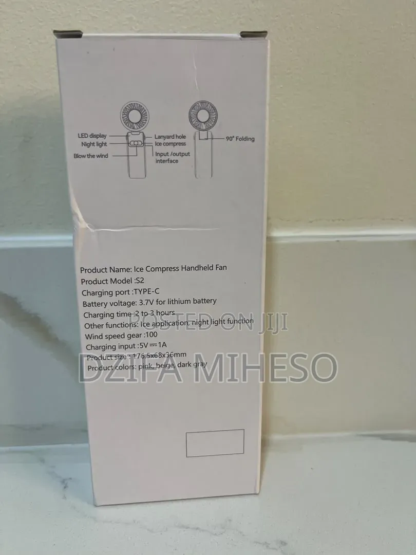 Ice Compressed Handheld Fan