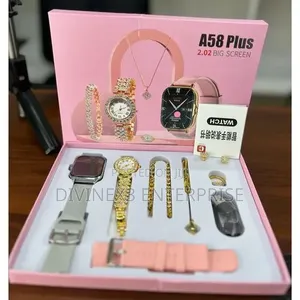 A58 PLUS Ladies’ Luxury Watch & Jewelry Combo 
Elevate Your Style