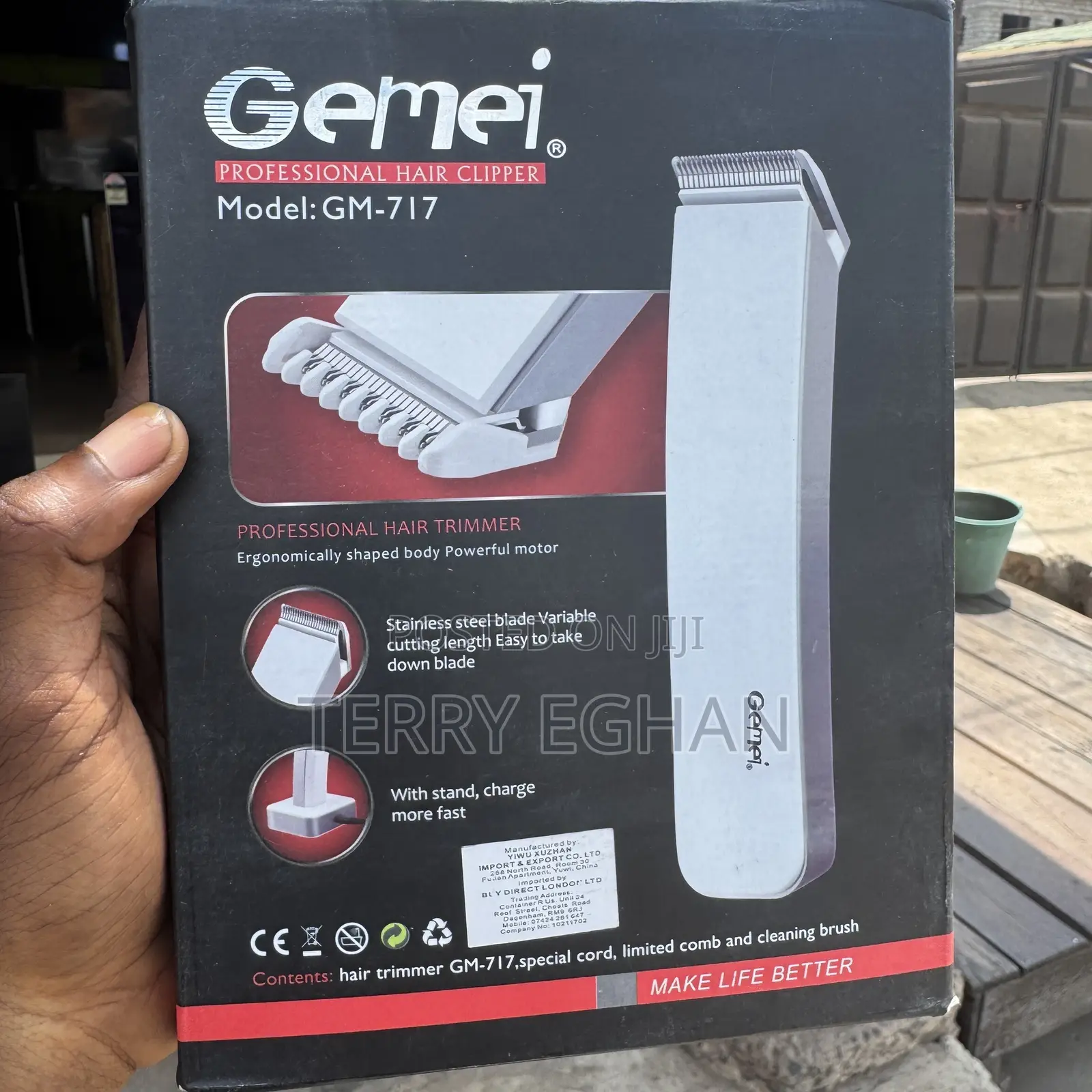 Rechargeable Gemei Clipper