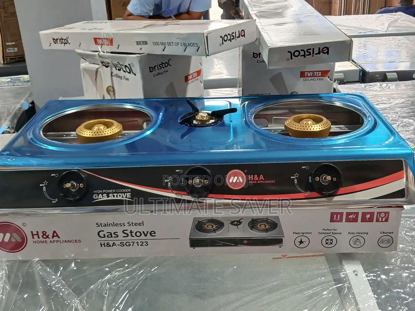 Gas Stove Stainless Steel H&A