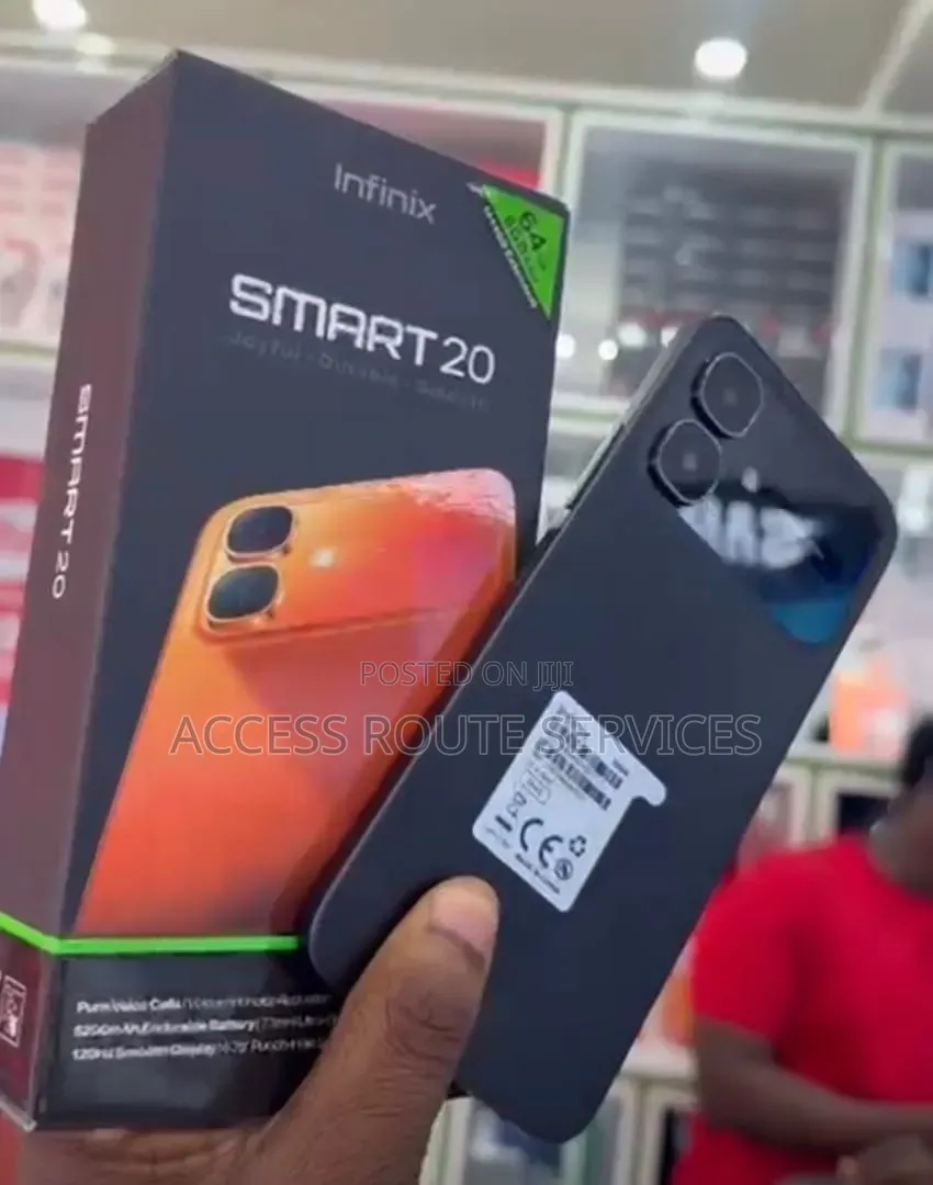 New Infinix Smart 20 64 GB Black