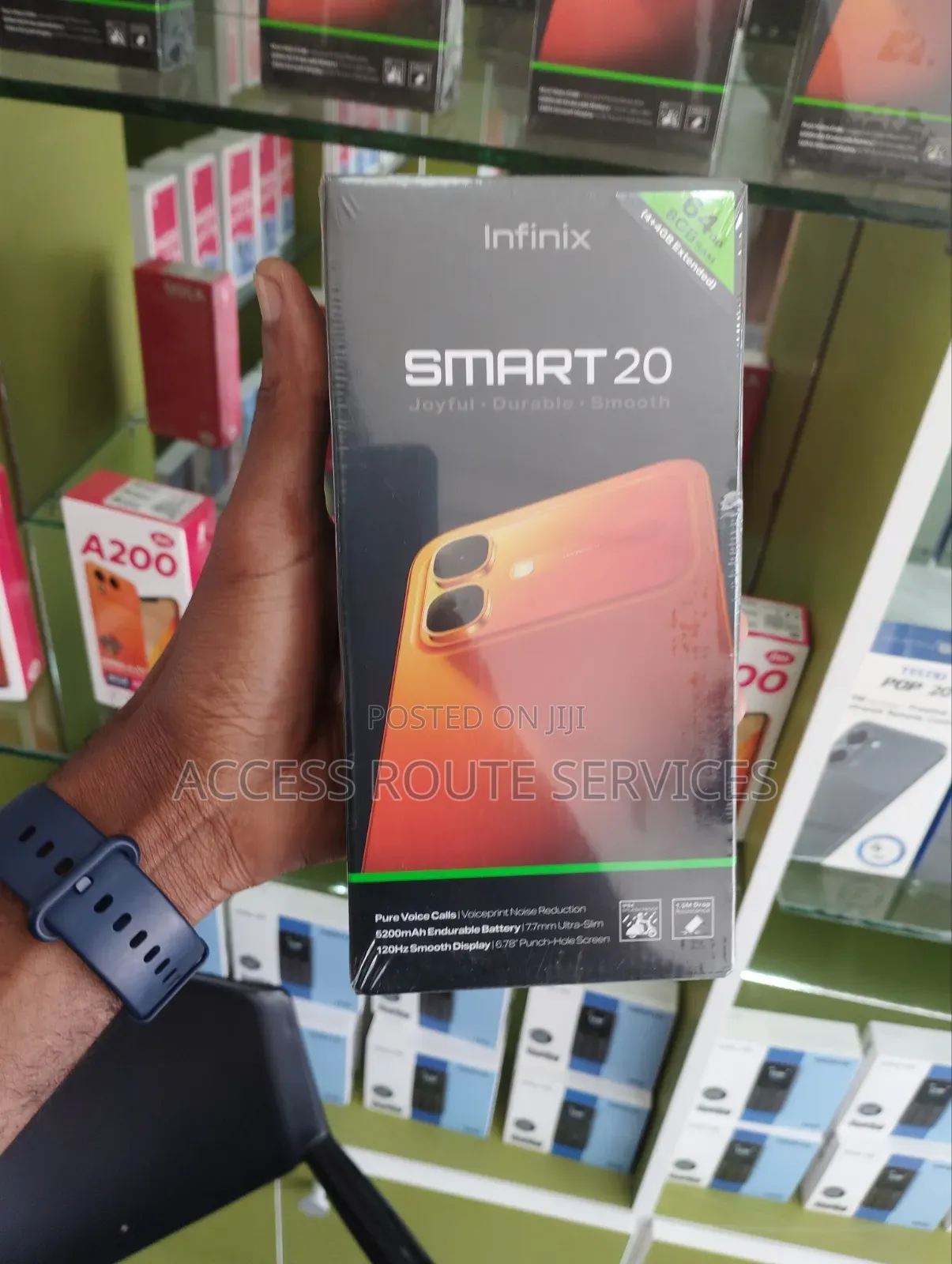 New Infinix Smart 20 64 GB Black