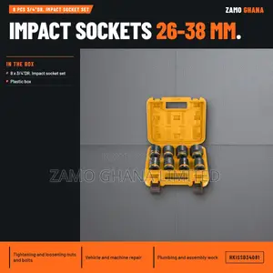 8 PCS 3/4"Dr. Impact Socket - Hkissd34081