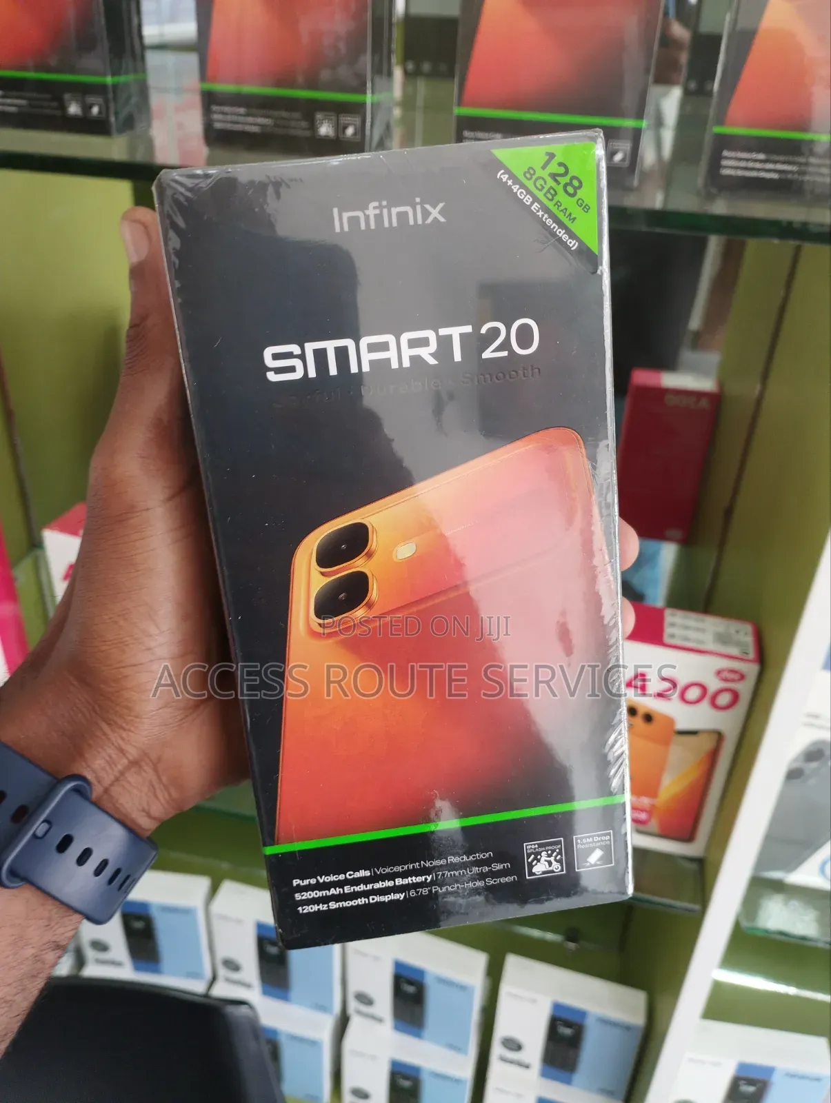 New Infinix Smart 20 128 GB Black