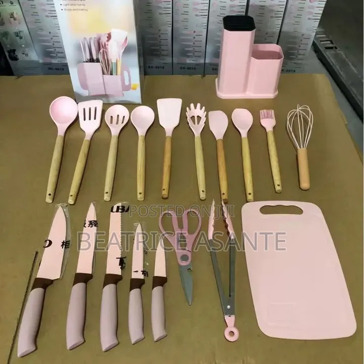 Silicone Kitchen Knife Set