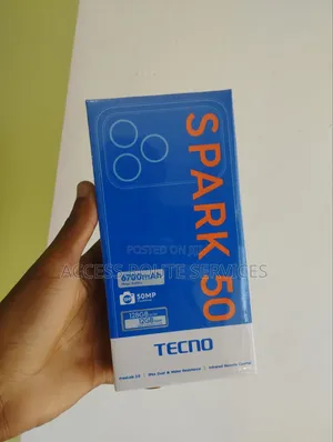 New Tecno Spark 50 128 GB Black