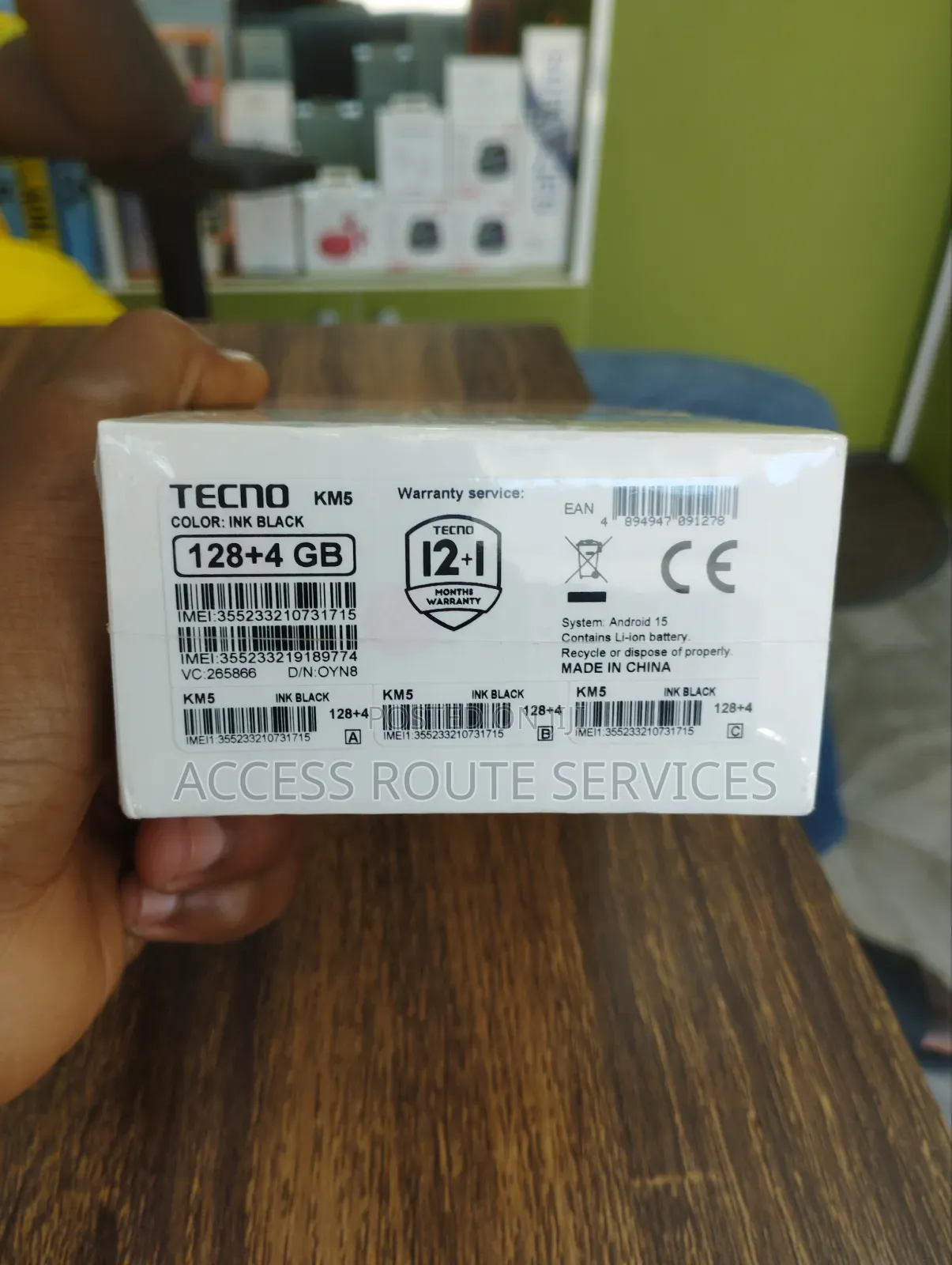 New Tecno Spark 40 128 GB Black
