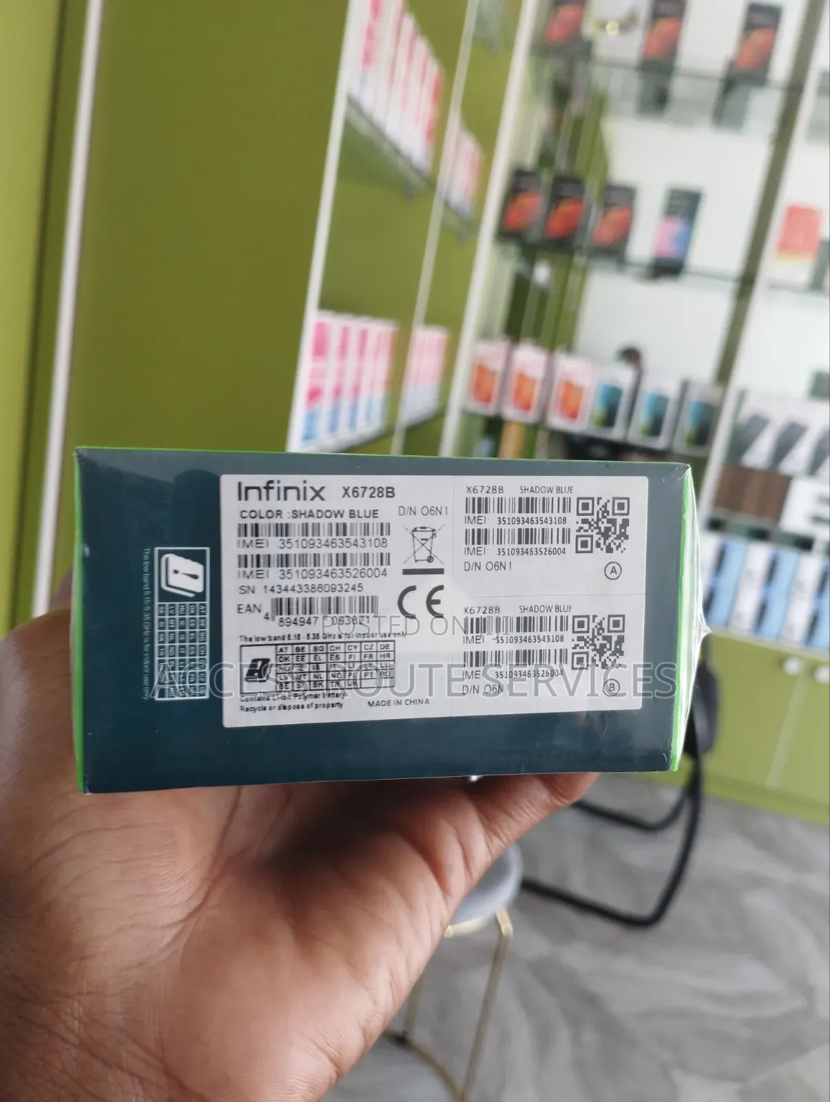 New Infinix Hot 60i 128 GB Blue